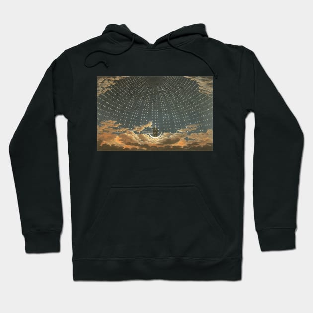 The Arrival of the Queen of the Night by Karl Friedrich Schinkel, 1815 Hoodie by MasterpieceCafe